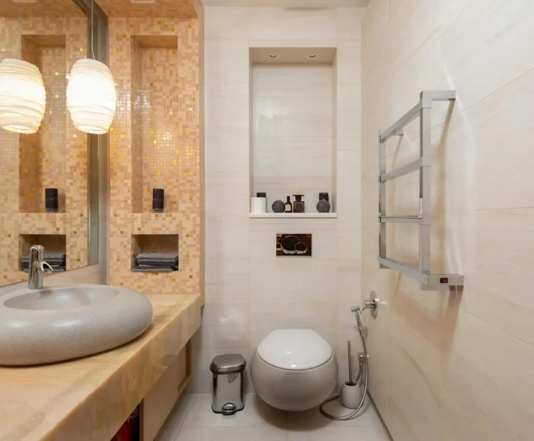 Beige & Warm Scandinavian Bathroom Designs: How To Get That Soft, Spa-Like Look